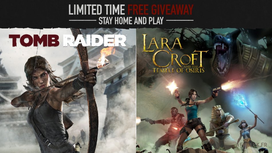 Bon plan : Tomb Raider 2013 et Lara Croft and the Temple of Osiris Gratuits