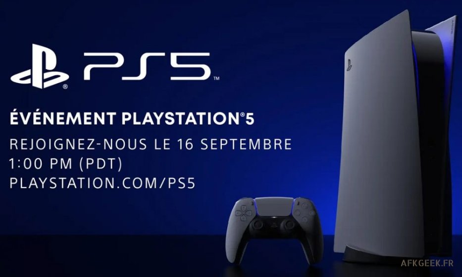 Sony : Evénement Playstation®5 du 16 septembre 2020