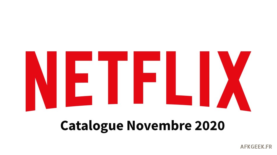 Netflix : Catalogue de Novembre !