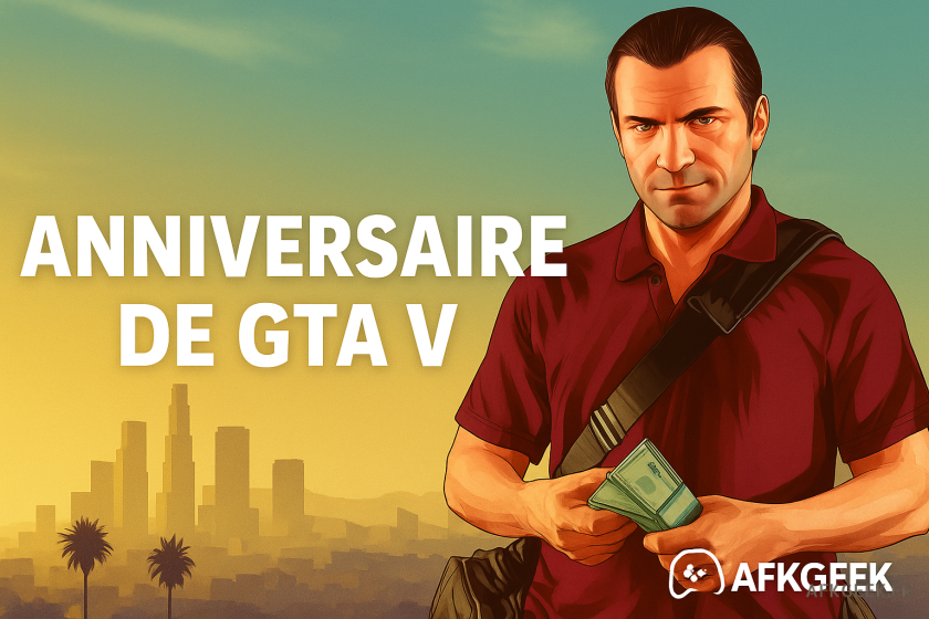 GTA V célèbre son anniversaire : retour sur un jeu légendaire