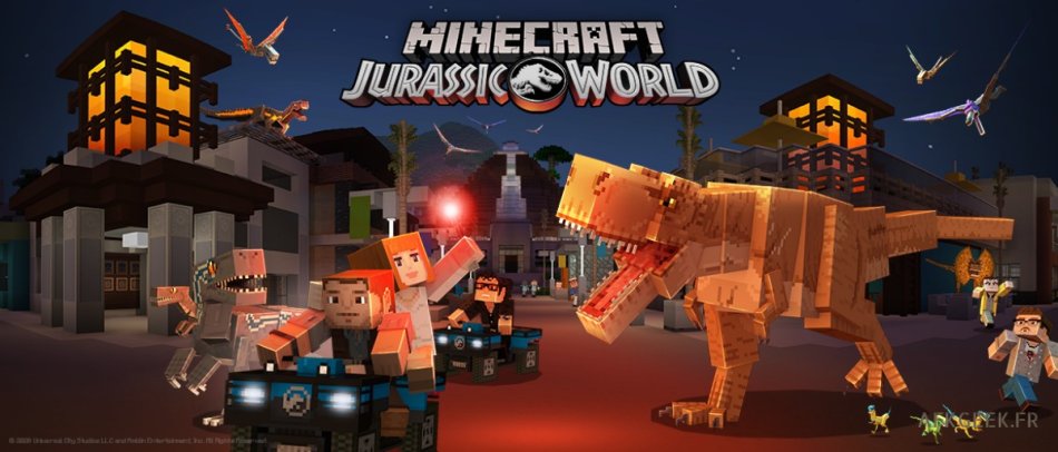 Jurassic World débarque en DLC sur Minecraft !