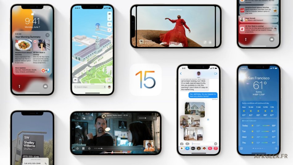 iOS et iPadOS 15 les nouveautés !