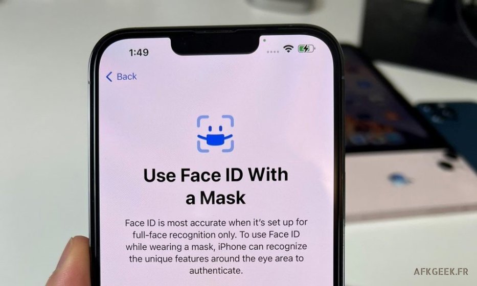 iOS 15.4 : Face ID fonctionnera avec le masque !