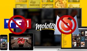 Molotov : les chaines du groupe TF1 deviennent payantes !